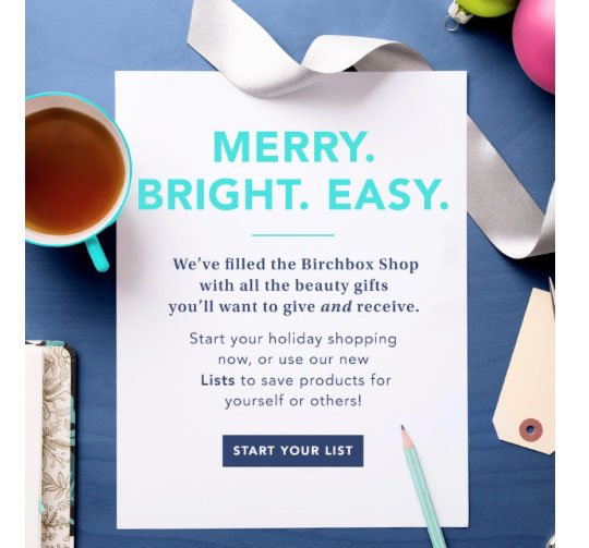Christmas email marketing campaign
