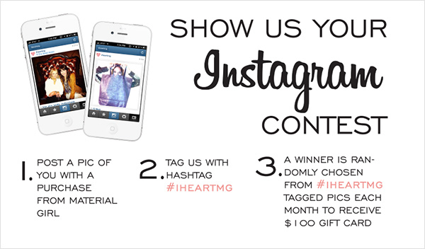 Hashtag contests on instagram