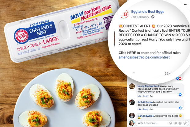 Share a recipe Facebook contest ideas