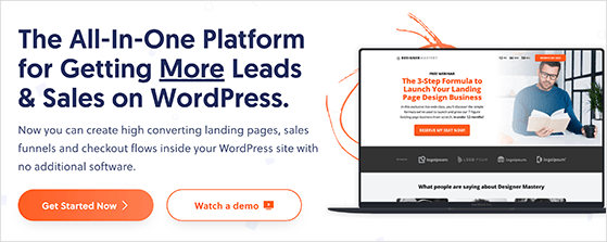 OptimizePress powerful website builder and landing page creator