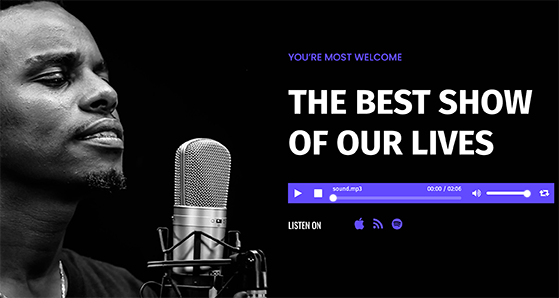 how to promote your podcast with a landing page