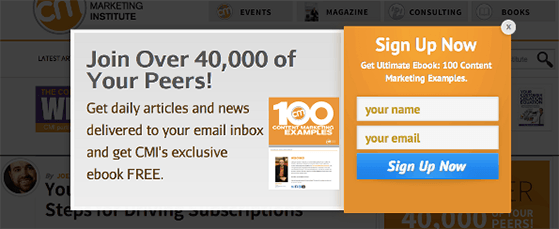 Demonstrate social proof in your exit popups