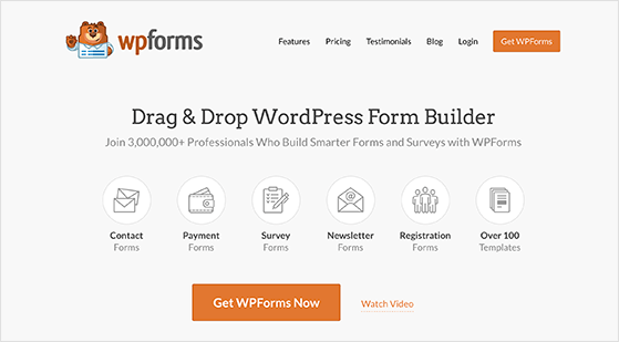 WPForms is the best contact form plugin for lead generation